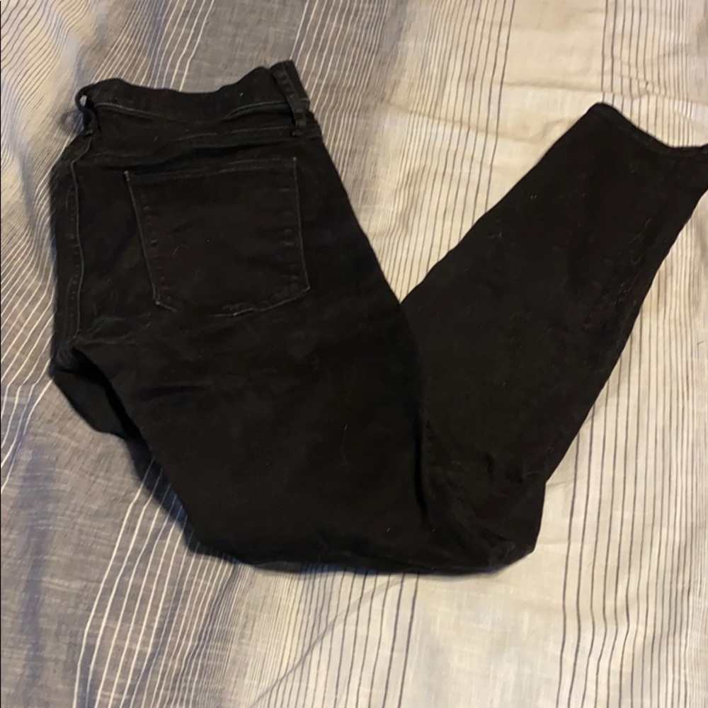Gap black high waisted jeans
